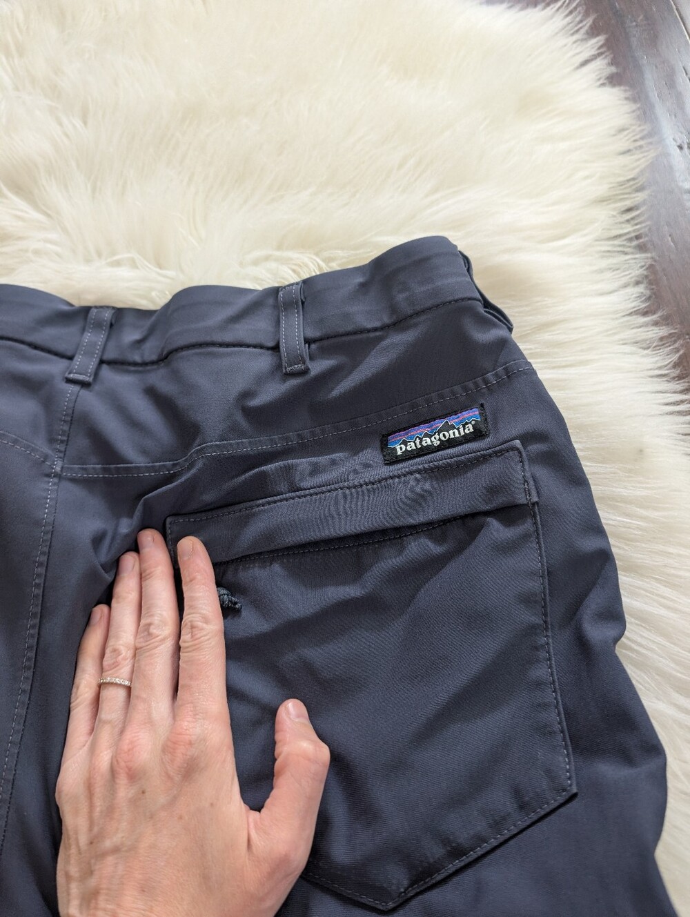 Patagonia Men's Transit Traveler 5-Pocket Pants - Regular Blue Grey Size 33 - Picture 5 of 7